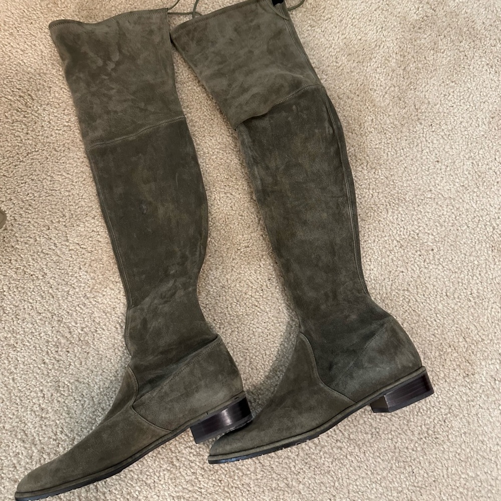 Stuart Weitzman Suede Over-The-Knee Boots